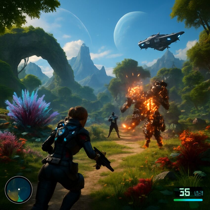 Ilustrasi 5 Pilihan Game Online 2026 dengan Visual Menarik