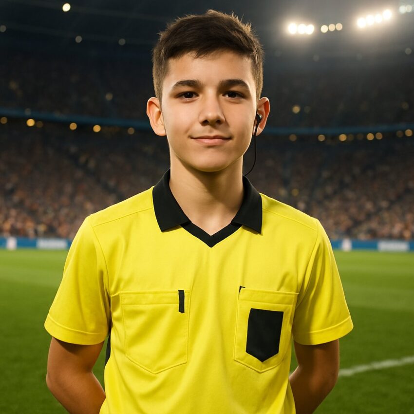 Ilustrasi Wasit Muda Indonesia Naufal Adya Raih Panggung Zeusbola