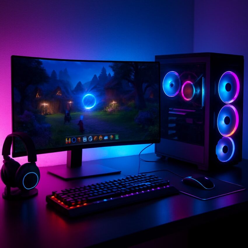 Ilustrasi Rekomendasi Game Game Online 2026 dengan Grafis Memukau